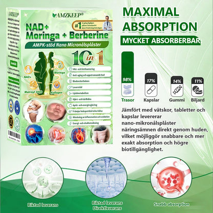 🥇𝐀𝐌𝐙𝐊𝐄𝐄𝐏® 𝐍𝐚𝐧𝐨-𝐦𝐢𝐤𝐫𝐨𝐧å𝐥𝐬𝐩𝐥å𝐬𝐭𝐞𝐫 𝐦𝐞𝐝 𝐍𝐀𝐃+, 𝐌𝐨𝐫𝐢𝐧𝐠𝐚 𝐨𝐜𝐡 𝐁𝐞𝐫𝐛𝐞𝐫𝐢𝐧 𝐟ö𝐫 𝐀𝐌𝐏𝐊-𝐬𝐭ö𝐝 𝟏 𝐠å𝐧𝐠 𝐝𝐚𝐠𝐥𝐢𝐠𝐞𝐧, 𝐬𝐲𝐧𝐥𝐢𝐠𝐚 𝐟ö𝐫ä𝐧𝐝𝐫𝐢𝐧𝐠𝐚𝐫 𝐩å 𝟕 𝐝𝐚𝐠𝐚𝐫. 𝐒𝐭ö𝐝𝐣𝐞𝐫 𝐦𝐞𝐭𝐚𝐛𝐨𝐥𝐢𝐬𝐦, 𝐯𝐢𝐤𝐭𝐤𝐨𝐧𝐭𝐫𝐨𝐥𝐥, 𝐡𝐣ä𝐫𝐭𝐡ä𝐥𝐬𝐚, 𝐟𝐞𝐭𝐦𝐚, 𝐥ö𝐬 𝐡𝐮𝐝, 𝐝𝐢𝐚𝐛𝐞𝐭𝐞𝐬, 𝐬ö𝐦𝐧𝐚𝐩𝐧é, 𝐥𝐞𝐝𝐛𝐞𝐬𝐯ä𝐫 𝐦.𝐦.