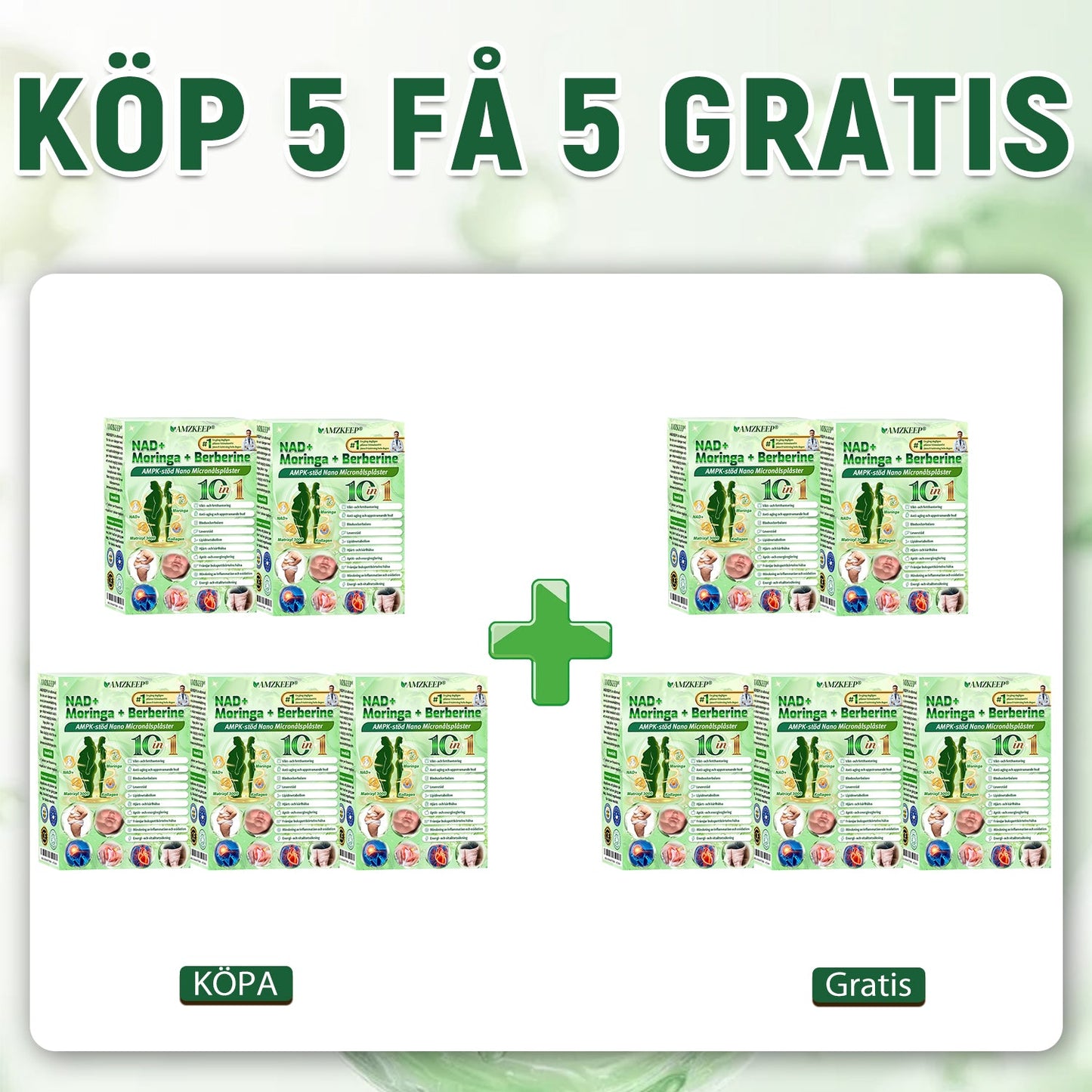 🥇𝐀𝐌𝐙𝐊𝐄𝐄𝐏® 𝐍𝐚𝐧𝐨-𝐦𝐢𝐤𝐫𝐨𝐧å𝐥𝐬𝐩𝐥å𝐬𝐭𝐞𝐫 𝐦𝐞𝐝 𝐍𝐀𝐃+, 𝐌𝐨𝐫𝐢𝐧𝐠𝐚 𝐨𝐜𝐡 𝐁𝐞𝐫𝐛𝐞𝐫𝐢𝐧 𝐟ö𝐫 𝐀𝐌𝐏𝐊-𝐬𝐭ö𝐝 𝟏 𝐠å𝐧𝐠 𝐝𝐚𝐠𝐥𝐢𝐠𝐞𝐧, 𝐬𝐲𝐧𝐥𝐢𝐠𝐚 𝐟ö𝐫ä𝐧𝐝𝐫𝐢𝐧𝐠𝐚𝐫 𝐩å 𝟕 𝐝𝐚𝐠𝐚𝐫. 𝐒𝐭ö𝐝𝐣𝐞𝐫 𝐦𝐞𝐭𝐚𝐛𝐨𝐥𝐢𝐬𝐦, 𝐯𝐢𝐤𝐭𝐤𝐨𝐧𝐭𝐫𝐨𝐥𝐥, 𝐡𝐣ä𝐫𝐭𝐡ä𝐥𝐬𝐚, 𝐟𝐞𝐭𝐦𝐚, 𝐥ö𝐬 𝐡𝐮𝐝, 𝐝𝐢𝐚𝐛𝐞𝐭𝐞𝐬, 𝐬ö𝐦𝐧𝐚𝐩𝐧é, 𝐥𝐞𝐝𝐛𝐞𝐬𝐯ä𝐫 𝐦.𝐦.